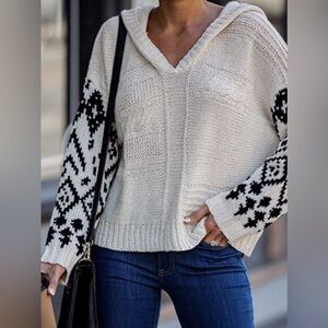 VICI Cream Aztec Sweater